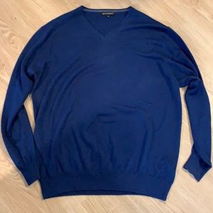 Britches Blue V Neck Sweater